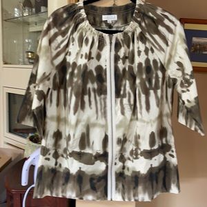 Joseph A. tie dye lightweight jacket size 10